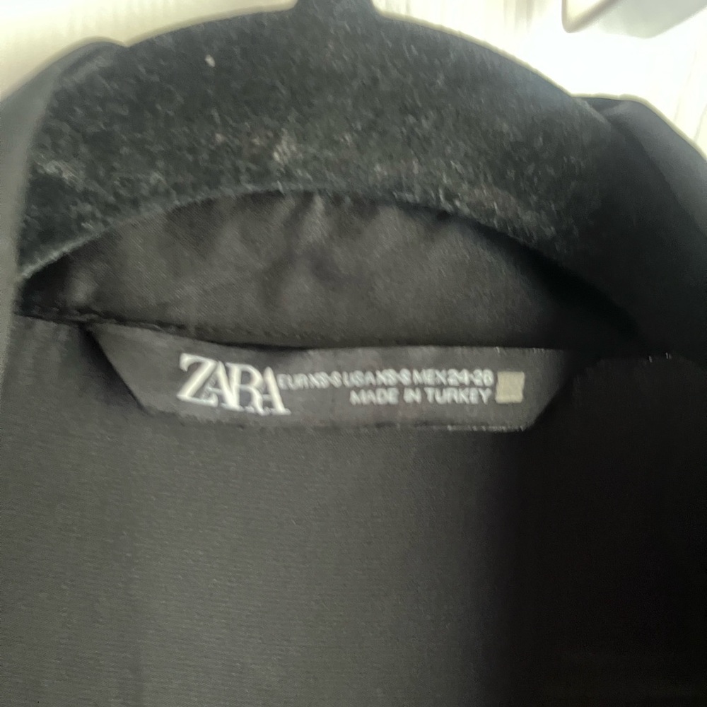 ZARA BLACK OVERSIZED LONG KAFTAN SHIRT DRESS, KAFTAN STYLE, Size XS-S - Picture 4 of 4